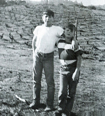 Richard Locke (left) and brother Robert as boys