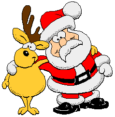 Raindeer and Santa