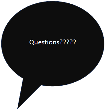 Speech Bubble: Oval: Questions?????