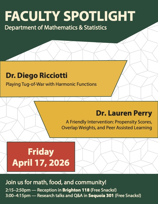 Faculty Spotlight flyer