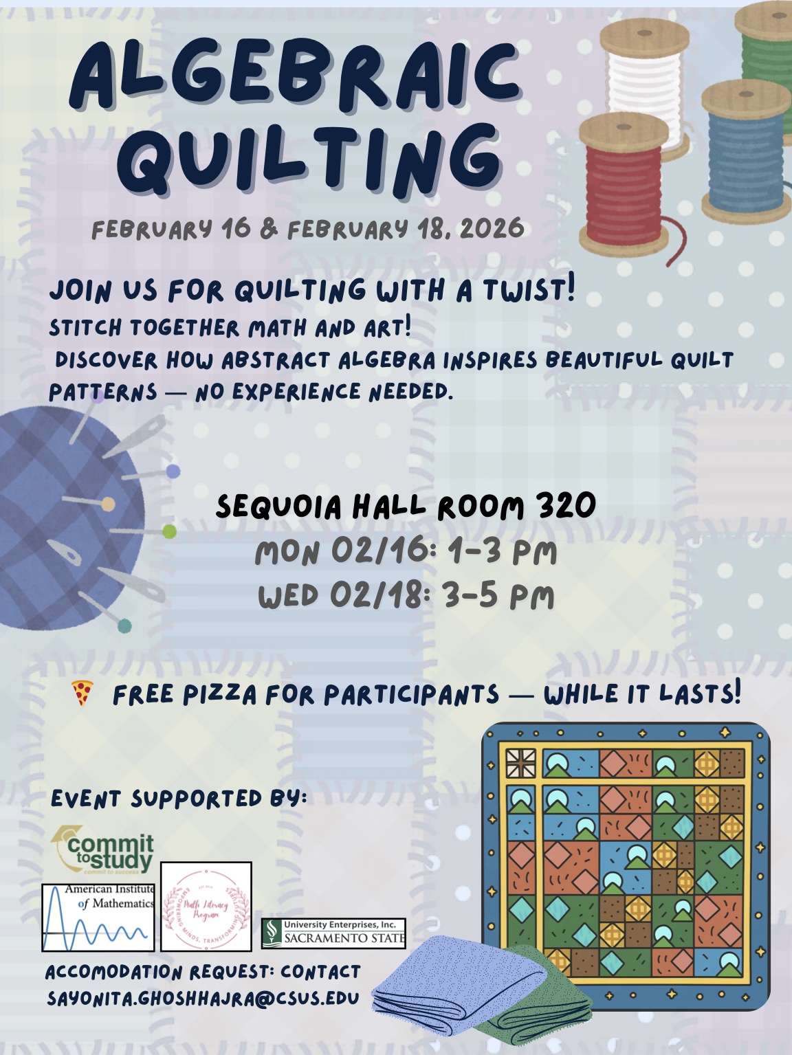 Algebraic Quilting flyer