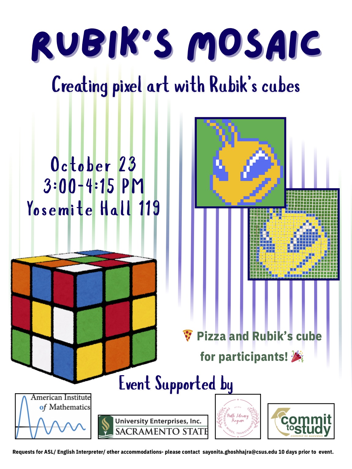 Rubik's Mosaic flyer